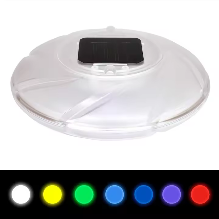 VidaXL Lámpara solar Bestway diseño flotante 7 colores LED - 1