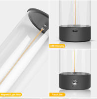 Lámpara De Mesa LED Magnética Creativa Y Minimalista Recargable Control Táctil Luz De Ambiente Para Decoración De Dormitorio Y Bordes De Cama - details 1