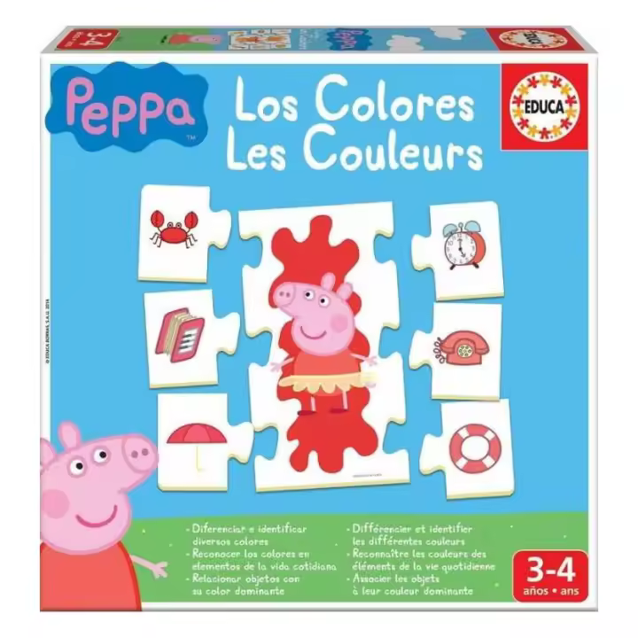 Aprendo... Los colores Peppa Pig de Educa - 1