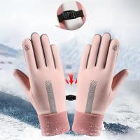 Guantes De Invierno Para Mujer Resistentes Al Viento Impermeables Térmicos Con Resistencia Al Frío Para Ciclismo Bicicleta Correr Esquí Deportes Al Aire Libre - details 4
