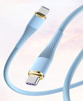 Cable De Carga Rápida PD 100W Tipo C a Tipo C De Silicona Líquida Para Xiaomi 13 Huawei Samsung S6 MacBook Cargador Para Ipad pro - details 9