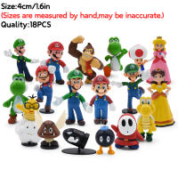 Figuras De Acción Super Mario Bros Set De 3-48 Piezas Incluye Mario Luigi Princess Peach Bowser Goomba Donkey Kong Yodhi Boo Toad Regalos Para Cumpleaños - details 17