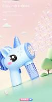 Máquina De Burbujas Unicornio Automática Pistola De Burbujas Eléctrica Juguete Para Fiestas Al Aire Libre Juguete Para Niños - details 4