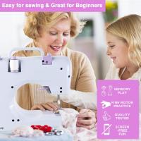 Máquina de Coser Portátil Eléctrica | Kit de Costura Includo | Compacta para Hogar, Viajes y Punto Cruzado | Ideal para Principiantes y Proyectos DIY - details 5