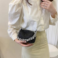 Bolso De Hombro Para Mujer 2024 Nueva Con Diamantes Y Rhinestones Bolso De Mano Brillante Bolso Cruzado De Moda Con Cierre De Cremallera - details 6
