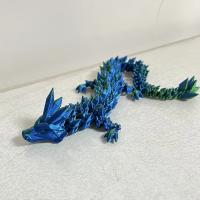 Nueva Figura De Dragón Chino 3D Con Articulaciones Completa Decoración Para El Hogar Juguete Creativo Coleccionable - details 14