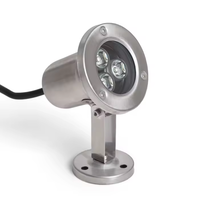 Ledkia Foco Sumergible LED RGB 3W Superficie 12V DC Inox RGB - 1