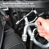 Juego De 46 Piezas De Llaves De Destornillador De 1/4 Pulgada Con Juego De Bits Y Barra De Extensión Para Reparación De Automóviles - details 0