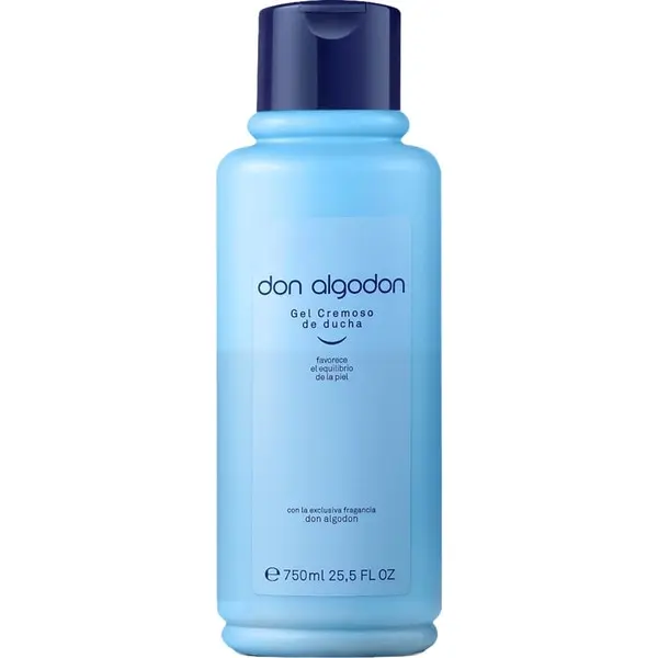 DON ALGODON gel cremoso de baño fragancia don algodón frasco 750 ml - 1