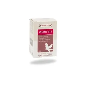 Oropharma Versele-Laga Omni-Vit 25 G - Vitaminas Esenciales para Pájaros - 1