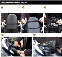 Bolsa De Silla De Moto De Cuero Genuino Impermeable Para Viajes Y Competencias Moto Bag Motocicleta Racing Oil Para Motociclista - details 8