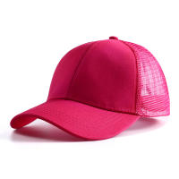 Nueva Gorra De Béisbol Para Mujer Verano 2023 Camuflaje Malla Snapback Moda Cabello Desordenado Poniente Protección Solar Unisex Talla Única - details 11