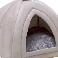 Alfombra De Gato Suave Y Cálida Para Perro Pequeño O Mediano Casa De Muebles Para Mascotas Invierno Nido De Peluche Lavable Para Gato Y Perro - details 5
