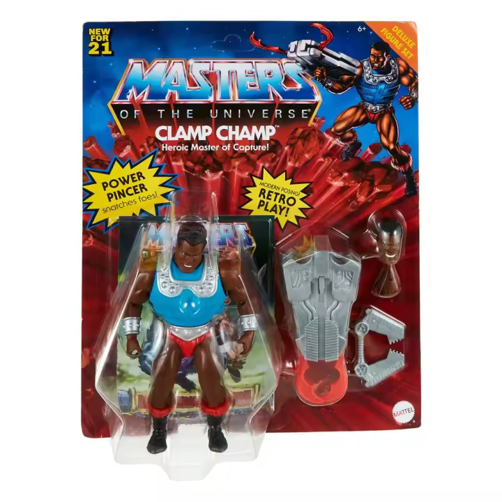 Masters of the Universe Deluxe Figuras 2021 Clamp Champ 14 cm - 1