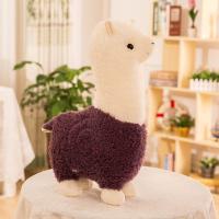 Juguete De Peluche Kawaii Alpaca Suave Regalo Para Niñas Edad De Cumpleaños Aniversario Decoración Del Hogar Estilo Pillow Forma Corazón - details 3
