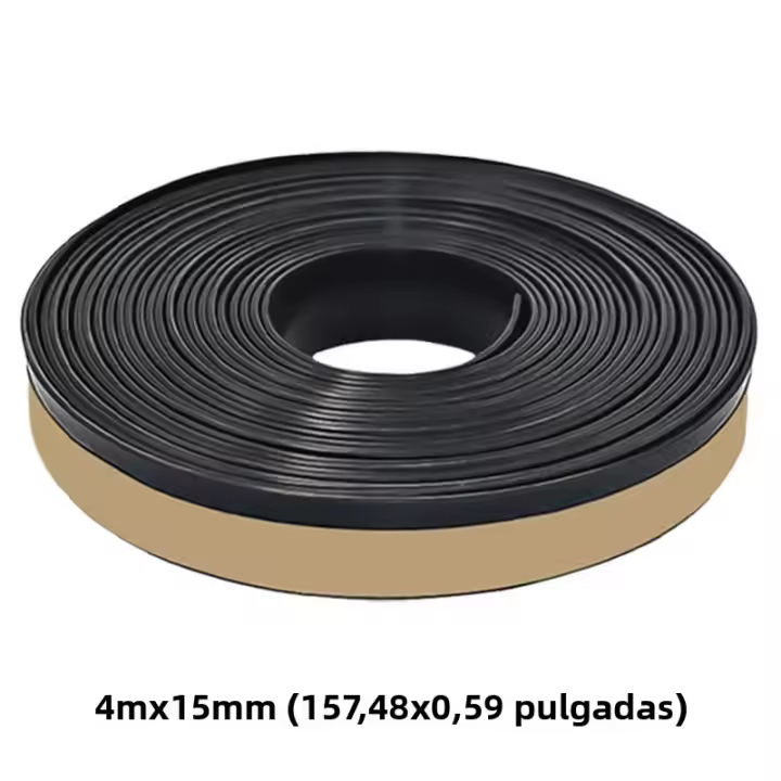 Tira De Sellado De Goma Para Coche 4 Metros Protección De Borde De Ventana Impermeable Sellante Para Puerta Y Ventana De Auto - 1