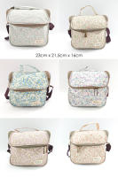 Bagsgarden Bags Garden - Bolso Nevera Impermeable con Flores - Asa Superior - Cierre de Cremallera - Aislante Térmico - details 5