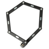 Abus Bordo 6000K 90 CMS- Candado Bicicleta - Reforzado - Acero Templado 5mm - Antirrobo - Cadena Antirrobo - Cerradura Antibumping - Alta Seguridad - Plegable - Funda de Transporte - Llave de Seguridad - 2 Llaves - Color Negro - Recubrimiento Antiarañazos - details 6