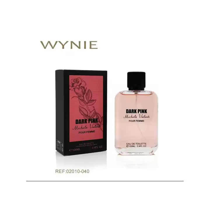 WYNIE PERFUMES PARA MUJER ROSA OSCURO MICHELA VALENTI 100ML AROMAS ELEGANTES OLORES AUTÉNTICOS CALIDAD ORIGINAL DE CONFIANZA IDEAL PARA USO DIARIO, FIESTAS, REGALOS, EVENTOS, ETC. - 1