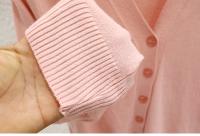 Nueva Chaqueta De Punto Negra Estilo Coreano Con Cuello En V Manga Larga Casual Para Mujer Otoño 2026 Top Sólido Cierre Único - details 22