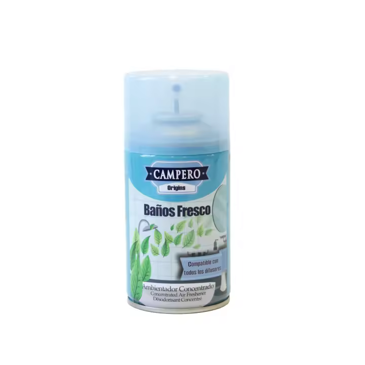 Campero Origins - Ambientador Fresco Baños en aerosol - Recambio Dosificador Automático 250ml - 1