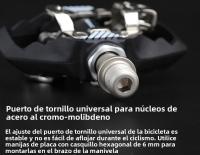 RACEWORK M8020 Pedal De Bicicleta MTB Con Sistema SPD Plástico Auto-Desbloqueable Para Montaña Compatible Con Shimano - details 3