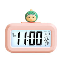 Reloj De Alarma Digital LED Con Pantalla Retroiluminada Función Snooze Calendario Y Temperatura Para Oficina Y Hogar - details 23