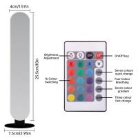 2PCS Luz Nocturna LED RGB Control APP Inteligente Barra De Lámpara Symphony Luz De Música Rítmica Ambiental Para TV Gaming Habitación Mesa - details 0