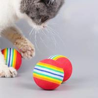 Juguete Para Gatos Interactivo Bola De Esponja Suave Para Mascotas Interior Ideal Para Gatos Jóvenes Y Adultos Juguete Favorito Para Gatos - details 2