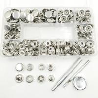 Kit De 100 Piezas De Botones De Acero Inoxidable Para Sujeción De Mochilas Y Ropa Herramientas Incluidas Para Costura En Cuero Y Tiendas - details 1