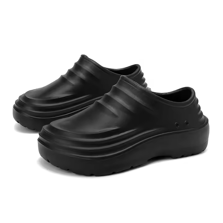 Nuevos Zapatos Casuales Para Hombres Impermeables Antideslizantes Con Suela Suave Y Gruesa Botas De Lluvia Para Exteriores Talla Grande - 1