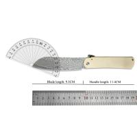 Cuchillo De Sobremesa Plegable De Supervivencia EDC Con Hoja Forzada Acero Inoxidable Para Carpintería Y Obras Manual New Forged Blade Folding EDC Survival Pocket Knife - details 5