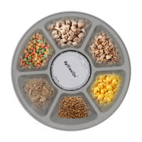 Dispensador De Alimentos Eléctrico Para Mascotas Con Programación Automática 6 Comidas 6 Cuadrantes Para Perros Y Gatos Alimentos Secos Suministros Para Mascotas - details 9