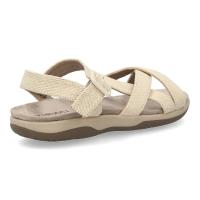 PuntoSalao Sandalias planas cómodas para mujer color beige VR5-1655 - details 2