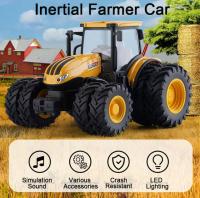 Juego De Camiones De Granja 1/24 Dicast Para Niños Juguetes De Transporte Agrícola Escala Diecast Regalo Para Juego De Escena De Agricultura - details 0