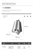 Lámpara De Pared LED Impermeable Para Exterior Iluminación De Jardín De Villa Luz De Lavado Para Balcones Y Entradas Material De Aluminio Estilo Moderno - details 9