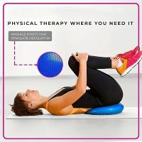 Almohada De Equilibrio Para Yoga Y Masaje Silla Inflable Antirrallada Y Gruesa Cojín De Masaje Balance Plate - details 3