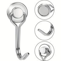 6Pcs Gancho Magnético De Alta Resistencia Con Gancho Giratorio Para Cocina Refrigerador Correa Llavero En Casa - details 3