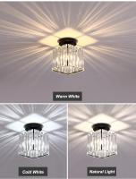 Lámpara De Techo Moderna Y Lujo Con Cristal Para Pasillo Sencillo Entrada Sala De Estar Iluminación Interior Lámpara Colgante Para Balcón - details 7