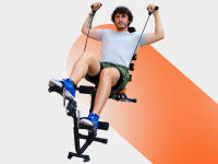 Bonplus BP  Wonder Master Bike  Banco Ajustable  Banco de Musculación  Banco Inclinable  Musculación  Entrenamiento Core  Entrenamiento Abdominales  Abs Training  22 Ejercicios en 1  Incluye Pedales  Fitness - details 5