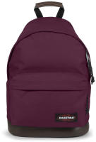 🎒 Mochila Eastpak Wyoming – Color Morado. Con base de cuero. UNISEX - details 1