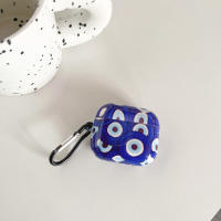 Funda Protectora Para AirPods 3 2 1 Pro2 pro Estilo Azul Con Patrón Ocular Avanzado Funda Suave De Película Adecuada Para Auriculares Y Cabezos - details 6