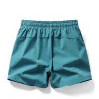 Shorts De Playa Casuales Para Hombres Verano 2024 Elasticidad Rápido Secado Seda De Hielo Color Sólido Para Deportes Y Fitness - details 4