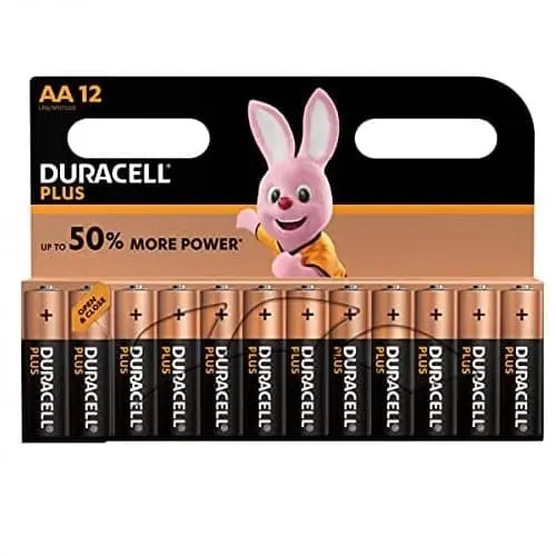 Pila duracell MN1500 LR6-AA 1.5 v pack 12 pilas - 1