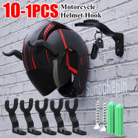 Gancho Multipropósito Para Casco De Motocicleta 1-10PCS Porta Chaquetas Y Equipaje Soporte Para Cocina Y Armario Pared Montado Material Nylon - details 1