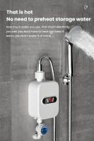 Calentador de agua instantáneo para ducha, grifo de baño con enchufe europeo de 220V, calentador de agua caliente de 3500W, pantalla Digital para casa de campo, casa de campo, Hotel - details 0