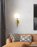 Lámpara De Pared LED Moderna En Oro Para Sala De Estar Y Dormitorio Iluminación Decorativa Para Pasillo Y Escalera Incluye Soporte De Montaje - details 6