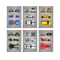 Pintura De Metal Vintage De Coche Antiguo Tablero De Anuncios Estilo RotoPoster Para Decoración De Pared Sala De Estar Club De Garage - details 2