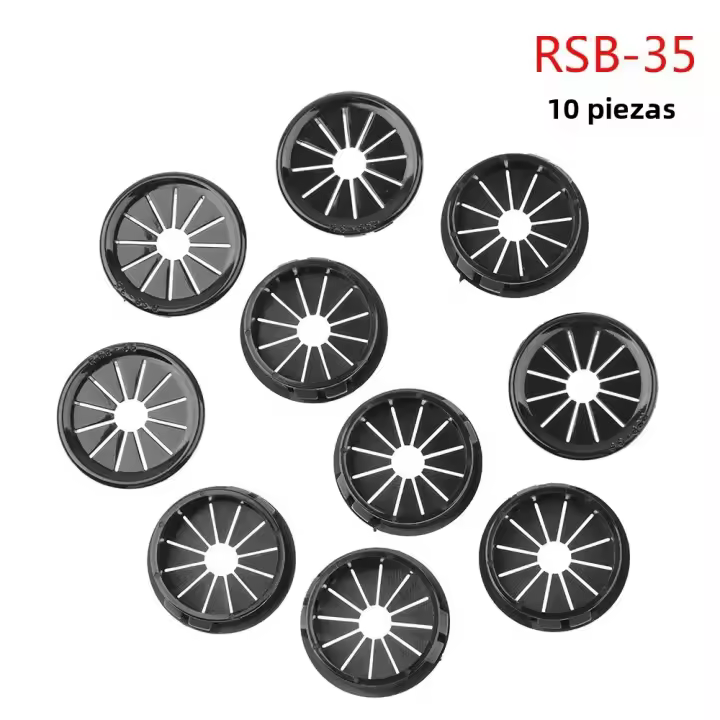 Juego De 10 Cubiertas De Cable Plásticas Para Muebles Tapa De Polvo Para Oficina Computadora Mesa Conexión De Alambre Anillo De Salida - 1