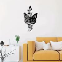 Arte De Mariposa De Hierro Para Pared Grande Decoración Exterior Para Porche Decoración Colgante Para Sala De Estar Y Hogar Moderna - details 3